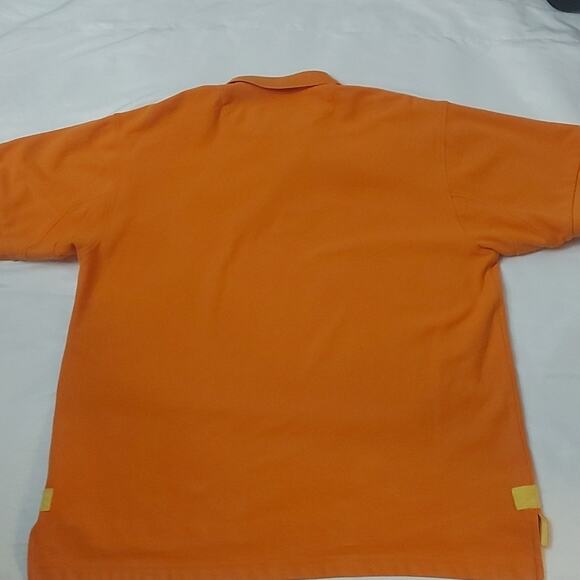 ORVIS Orange Rugged Rugby Polo Shirt, XL Casual Preppy Classic Comfy Minimalist - Picture 4 of 14